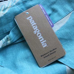 Patagonia Garden Island shorts NWT